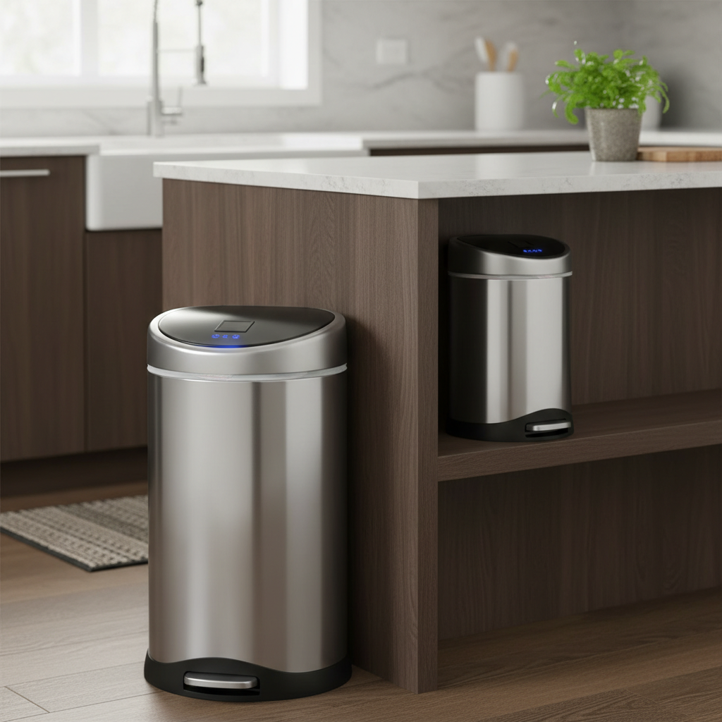 Review: Nine Stars CB-DZT-50-9/8-1 Smart Trash Can Combo Set – The Ultimate Hands-Free Waste Solution