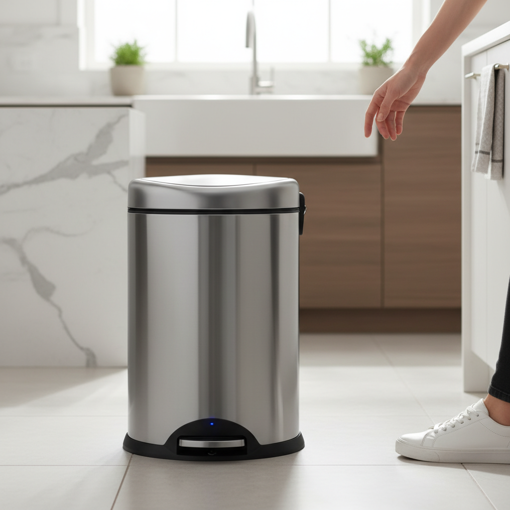 Review: H&K Smart Trash Can (Kick Sensor Tech) Elevates Your Home Hygiene