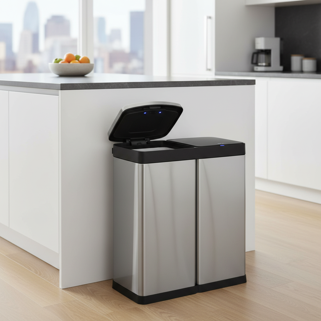 Review: Simplehuman Dual Compartment Sensor Can – The Ultimate Smart Kitchen Companion