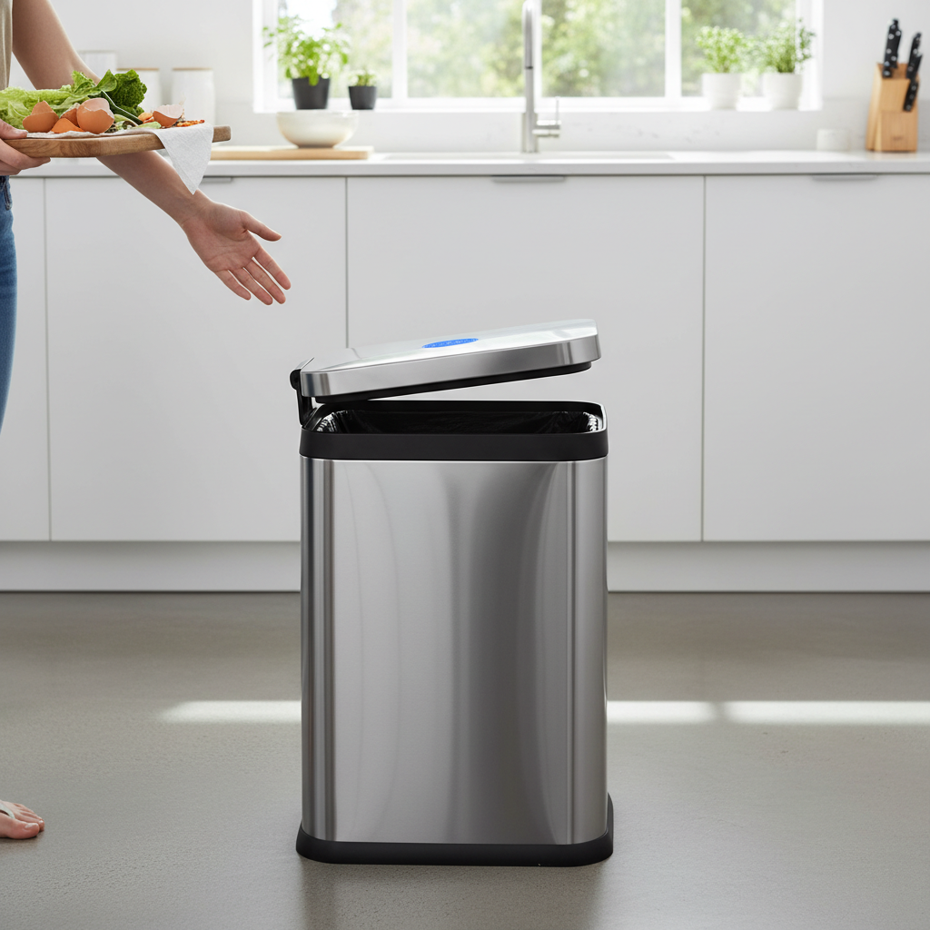 KIBI Smart Sensor Trash Can: Modern Design Meets Intelligent Waste Management