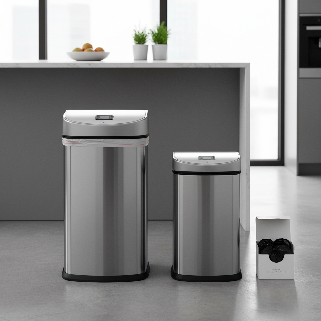 Smart Trash Can Capacity Guide: 13-Gallon vs. 8-Gallon Comparison