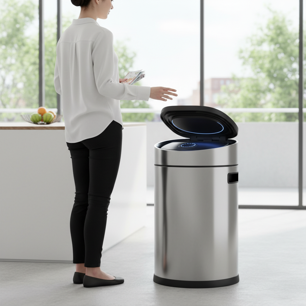 NINESTARS DZT-50-9 Smart Trash Can Review: The Best-Selling Hands-Free Solution