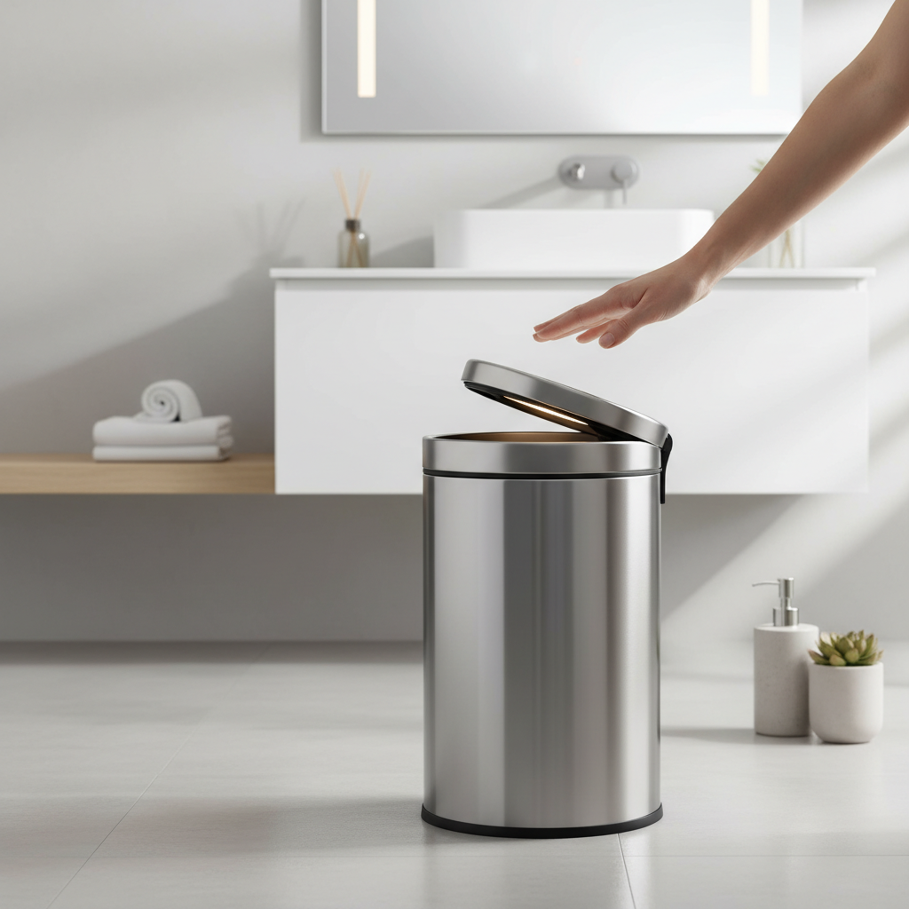 Review: Ninestars Bathroom Automatic Trash Can – The Ultimate Hands-Free Waste Solution